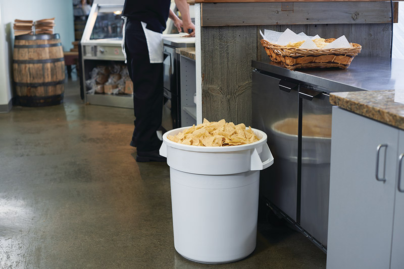 BRUTE being used in a kitchen setting.