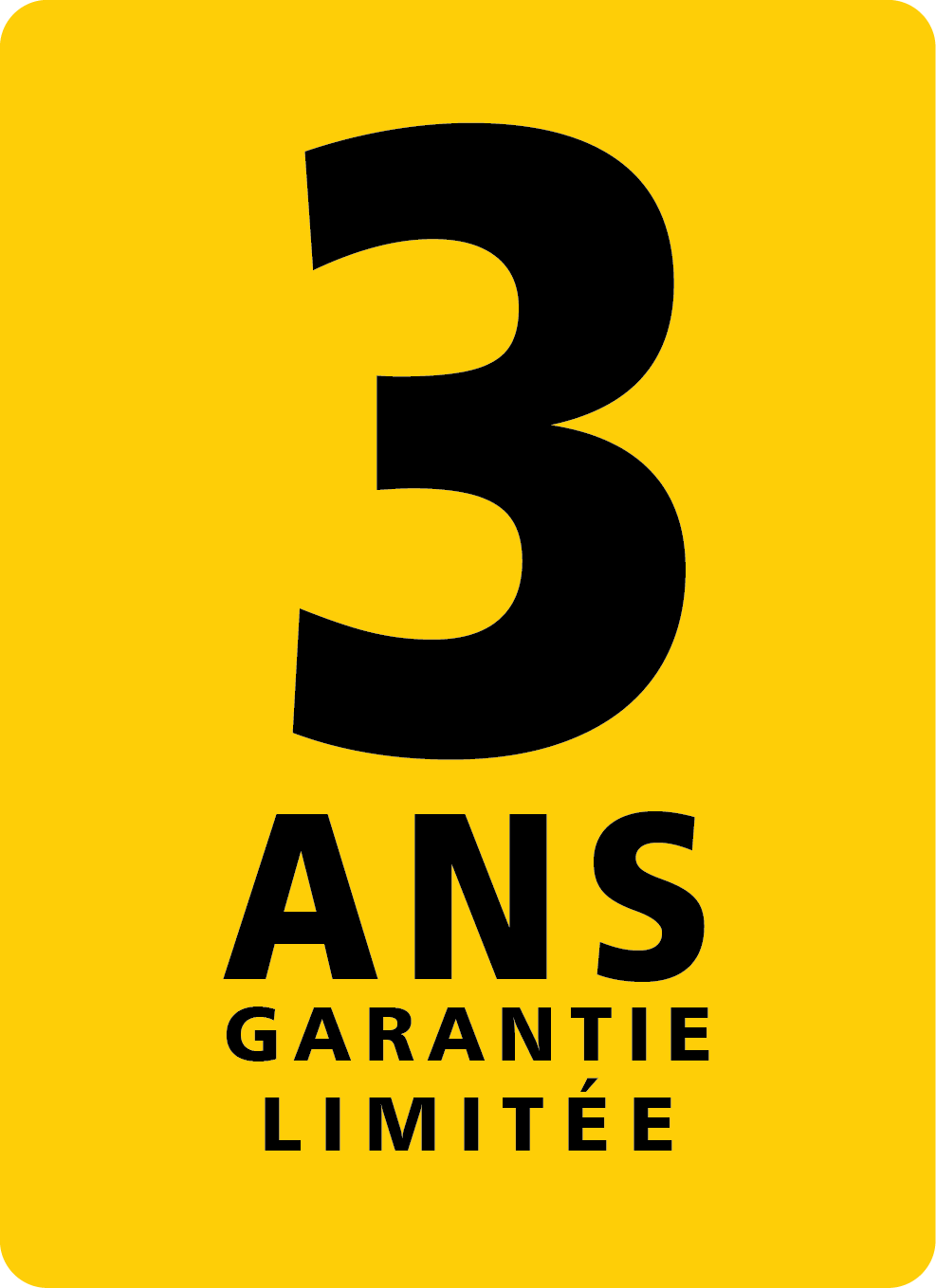 Garantie limitée de 3 ans